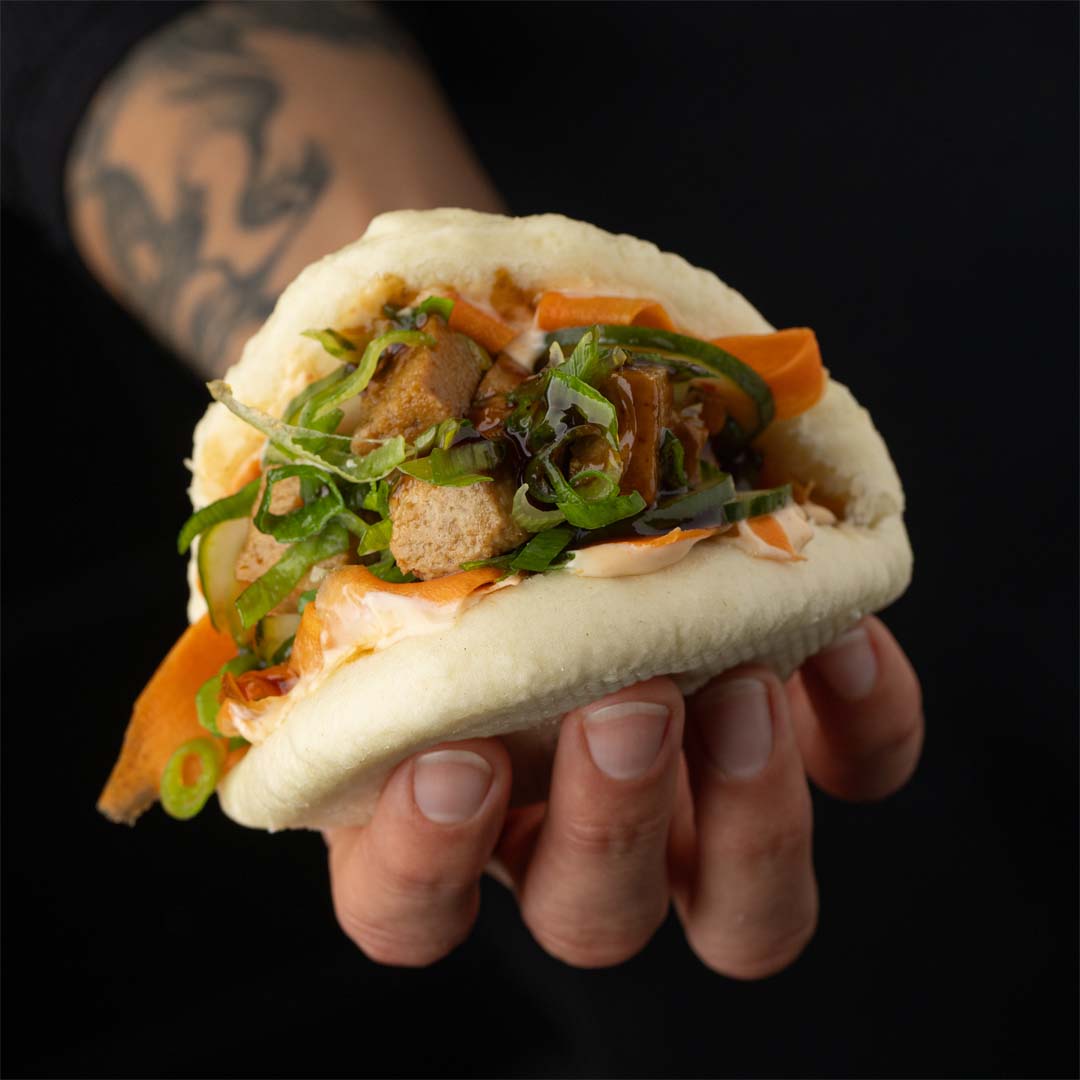 Bao z marynowanym tofu