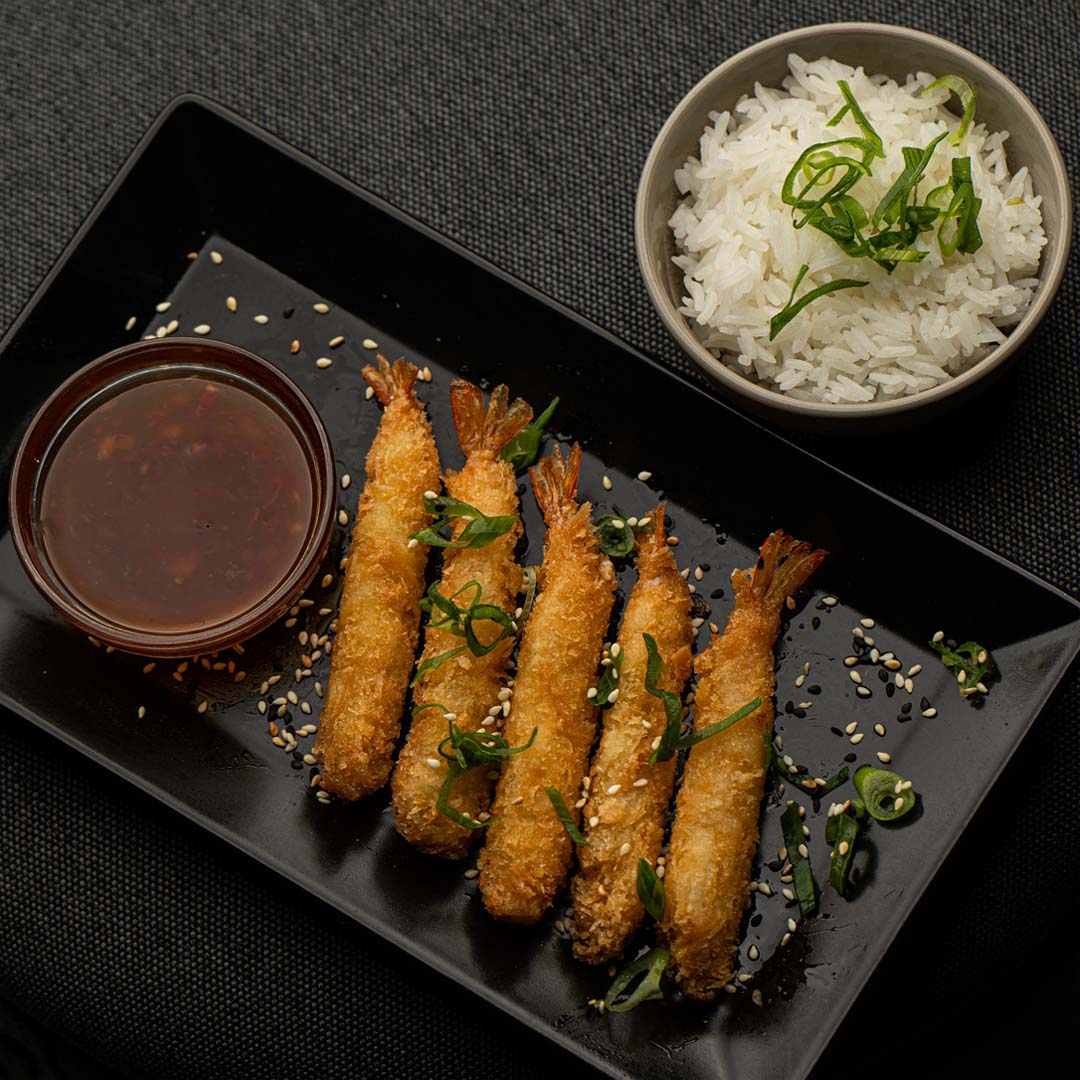 Kids Menu - Chrupiące krewetki w panko