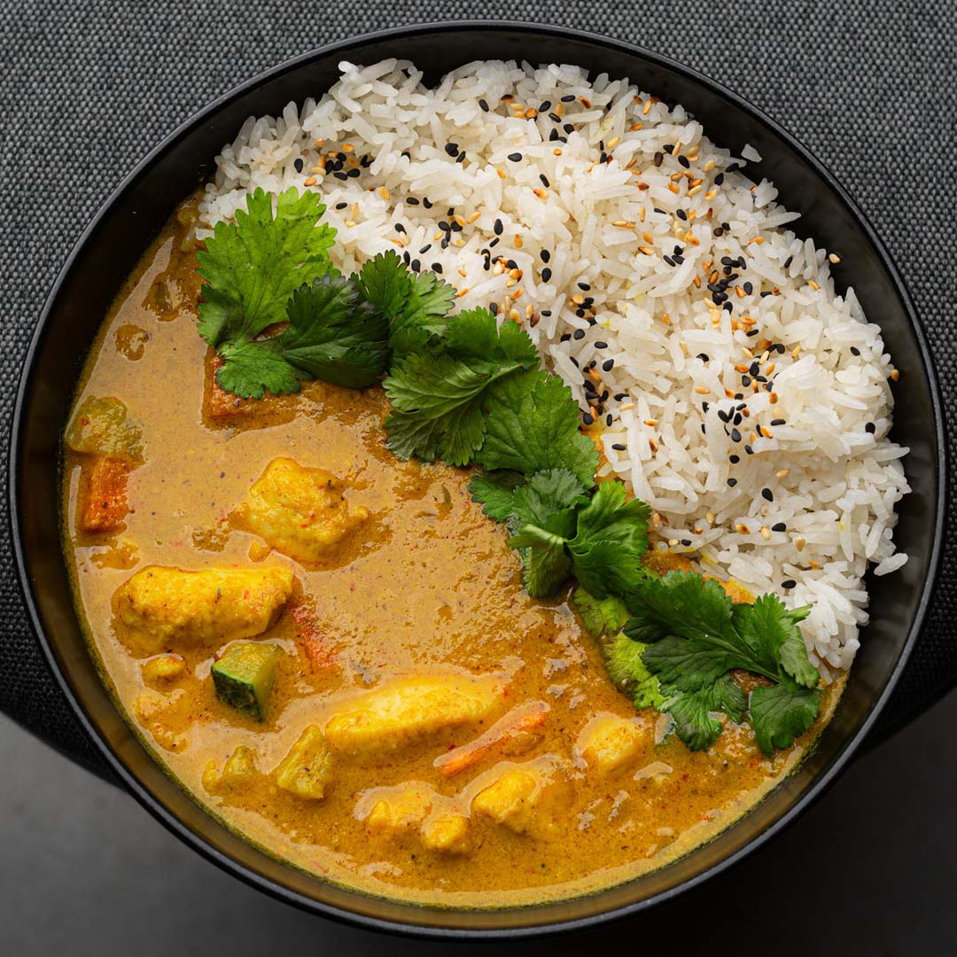 Żółte curry z kurczakiem
